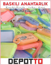  Plastik Anahtarlık