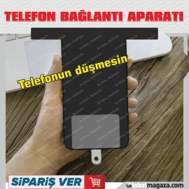 ŞEFFAF PVC TELEFON KILIFI BAĞLANTI ASKI APARATI