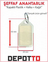  Plastik Anahtarlık